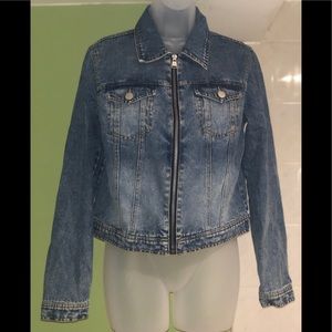 Highway jeans zipper front denim